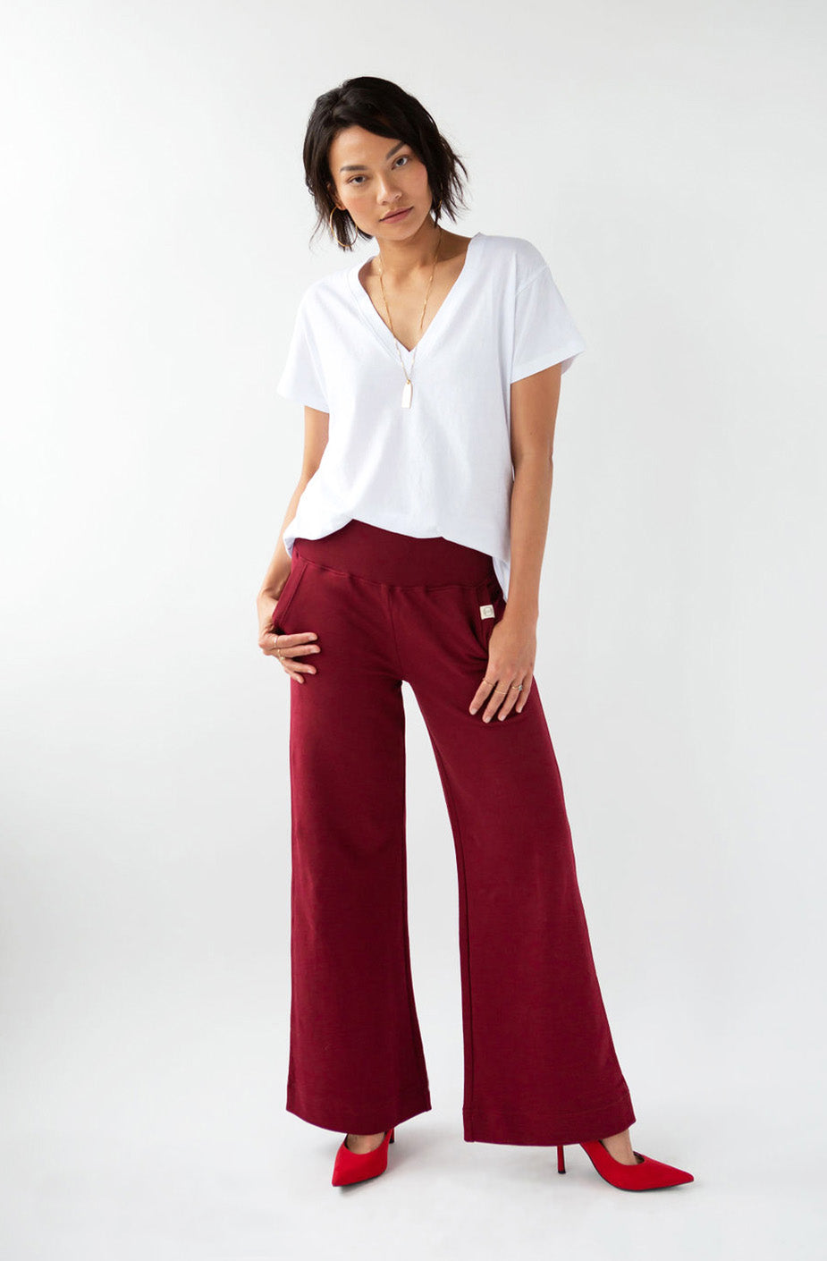 Drew Wide Leg Pant 🧡